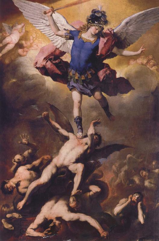 Luca  Giordano The Fall of the Rebel Angels China oil painting art